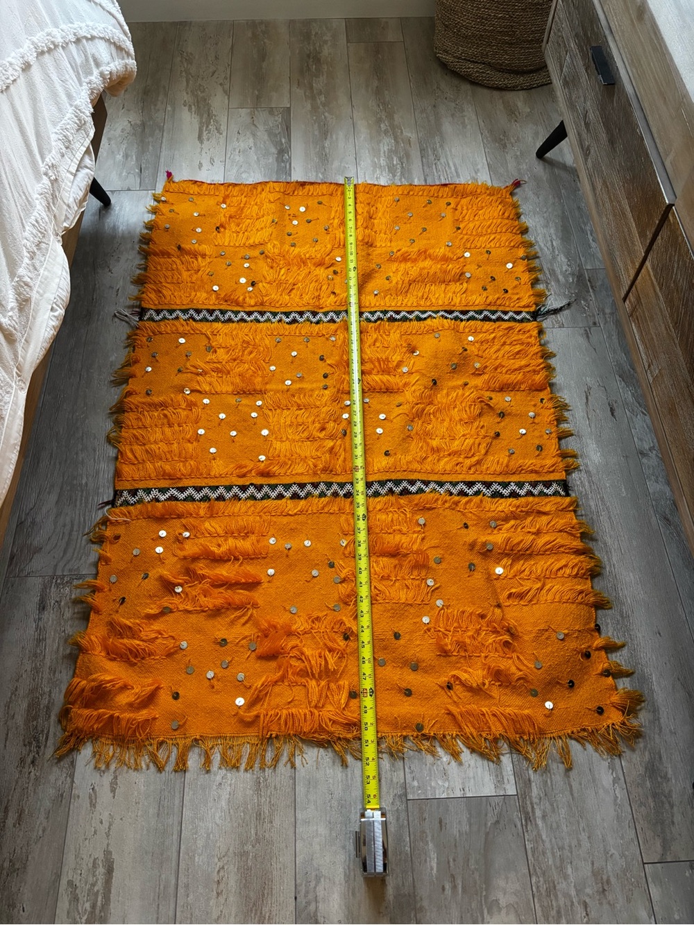 Hand Made Moroccan Throw Blanket